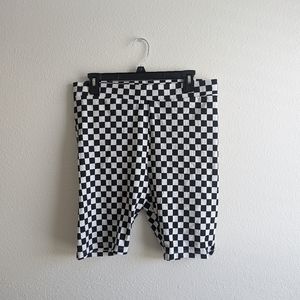 NWT Cotton On Checker Biker Shorts